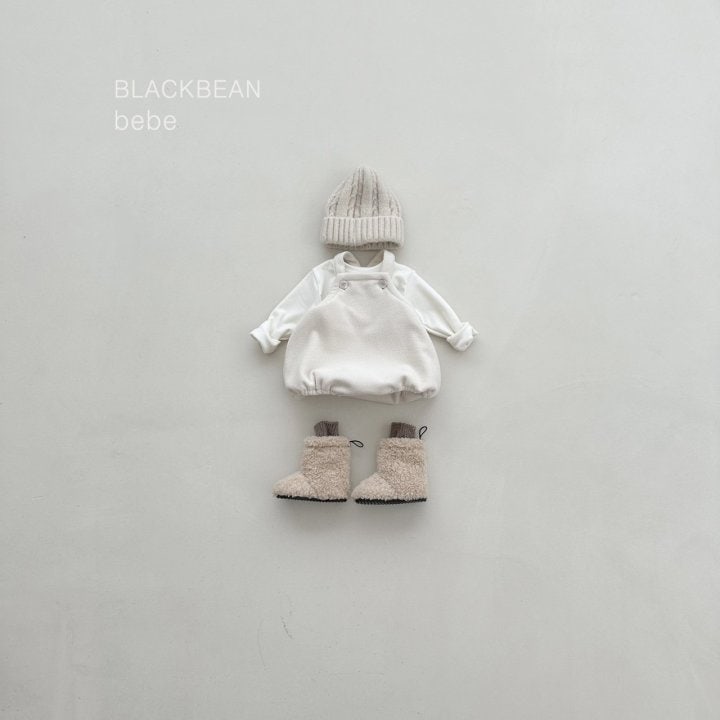 Black Bean - Korean Baby Fashion - #babyoninstagram - Woody Overalls Bebe Set - 4