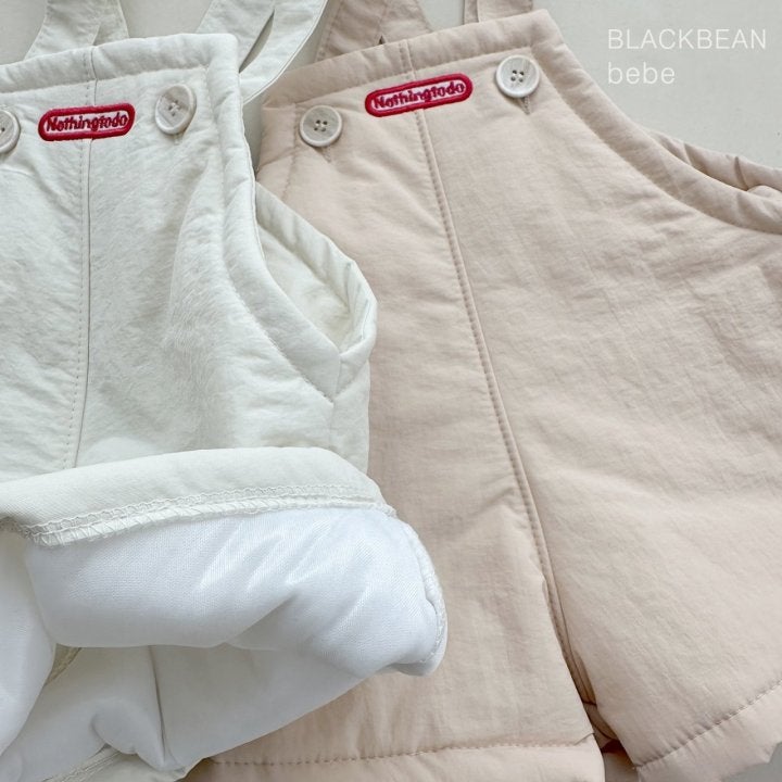Black Bean - Korean Baby Fashion - #babyoutfit - Leaf Bebe Overall Set - 12