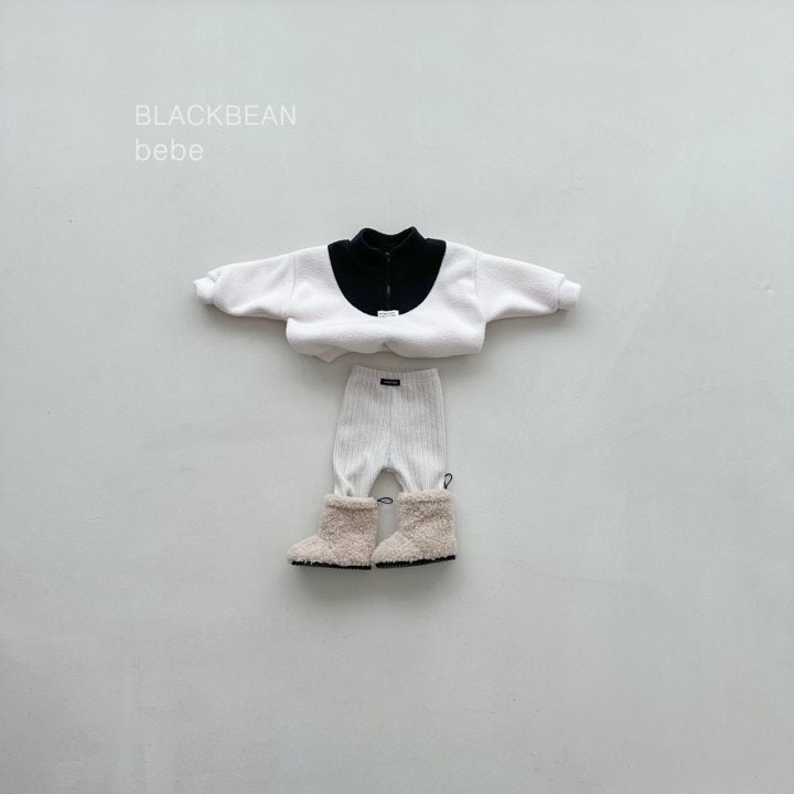 Black Bean - Korean Baby Fashion - #babywear - Wolf Bebe Zip-up Tee - 5