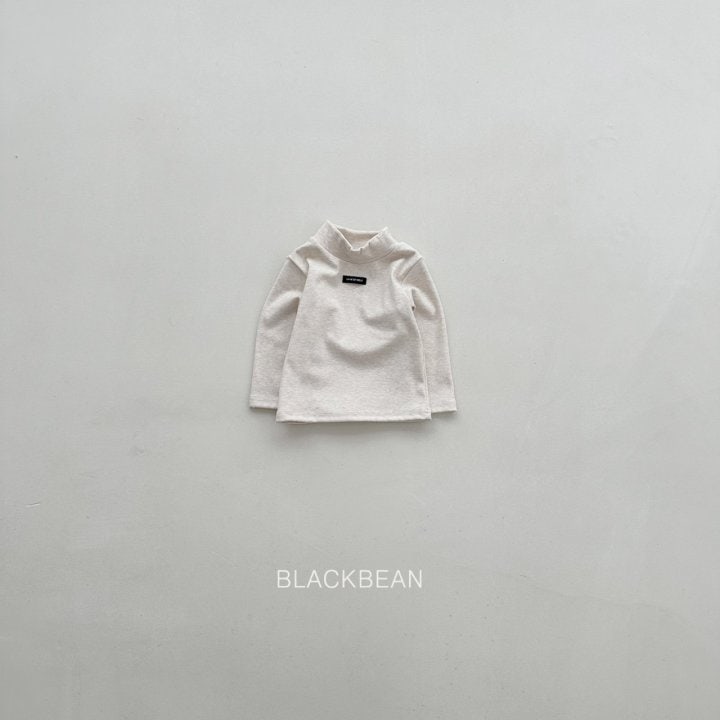 Black Bean - Korean Children Fashion - #Kfashion4kids - Peach Turtleneck Tee - 10
