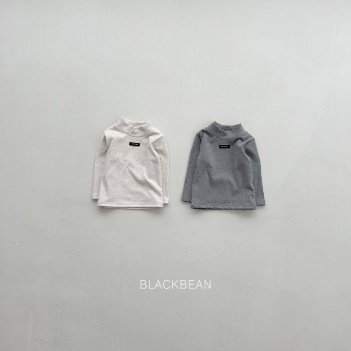 Black Bean - Korean Children Fashion - #childrensboutique - Peach Turtleneck Tee - 3