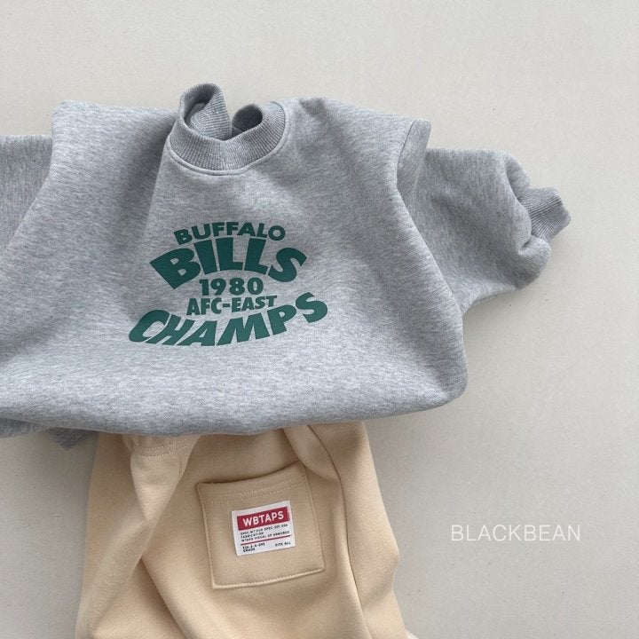 Black Bean - Korean Children Fashion - #discoveringself - Bills Sweatshirt - 7