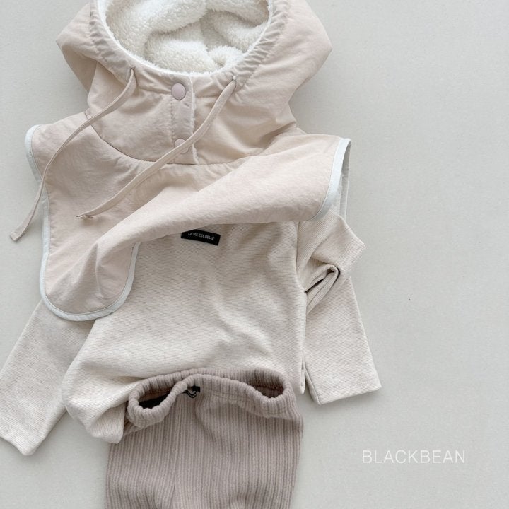 Black Bean - Korean Children Fashion - #fashionkids - Peach Turtleneck Tee - 6