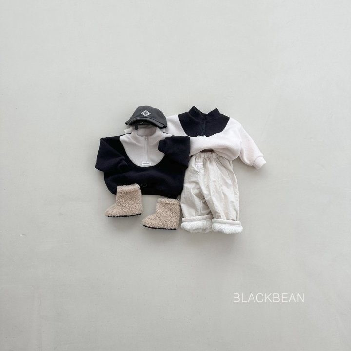 Black Bean - Korean Children Fashion - #kidsshorts - Wolf Zip-up Tee - 2
