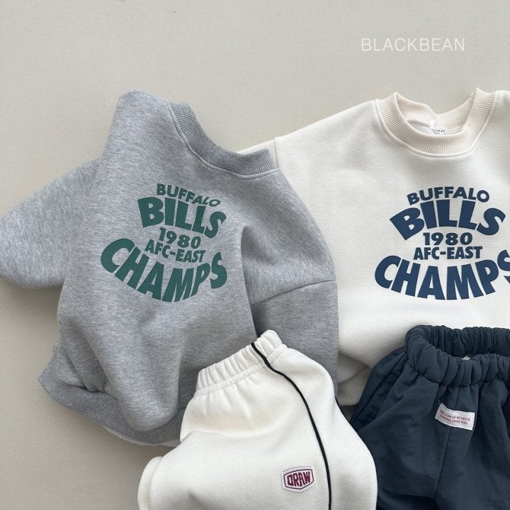 Black Bean - Korean Children Fashion - #kidzfashiontrend - Bills Sweatshirt - 11