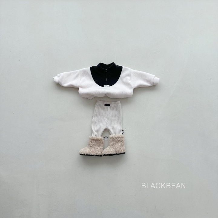 Black Bean - Korean Children Fashion - #kidsstore - Wolf Zip-up Tee - 4