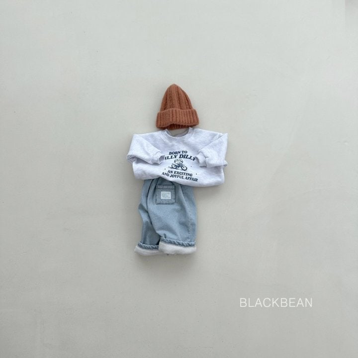 Black Bean - Korean Children Fashion - #todddlerfashion - Dilly Sweatshirt - 6