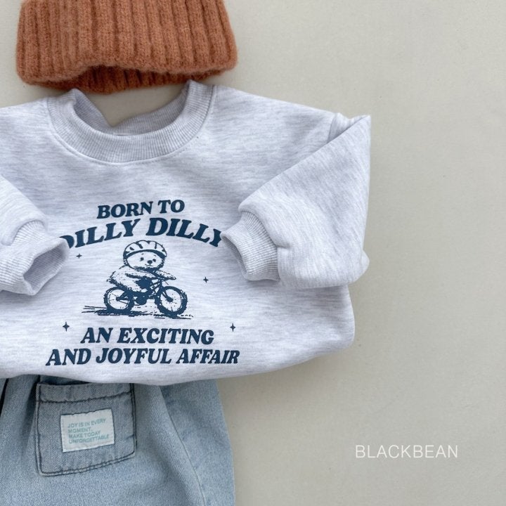 Black Bean - Korean Children Fashion - #toddlerclothing - Dilly Sweatshirt - 7