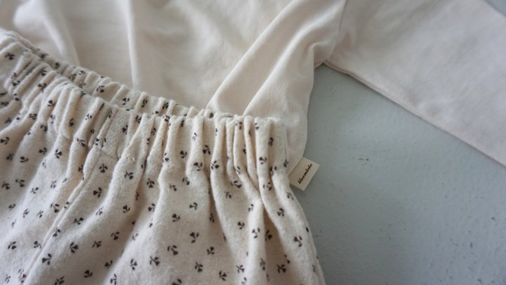 Bloombebe - Korean Baby Fashion - #babyclothing - Baby Brushed Pants (Floral) - 4