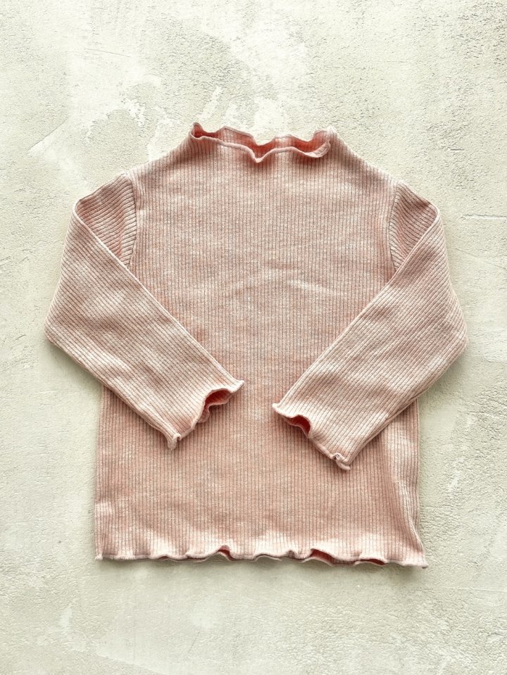 Bloombebe - Korean Baby Fashion - #babyoutfit - Bebe Wave Ribbed Tee - 5