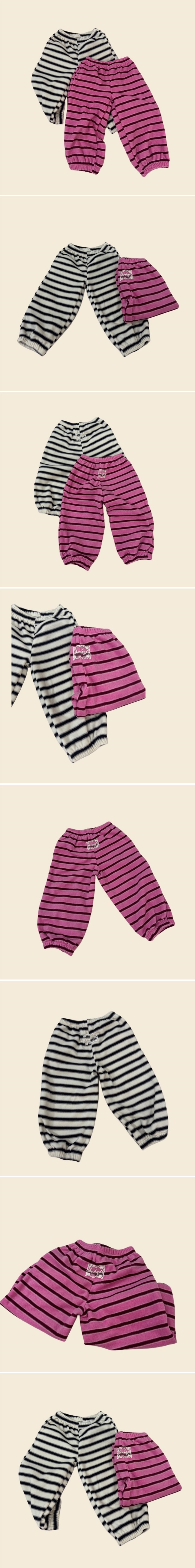 Bobo j - Korean Children Fashion - #magicofchildhood - Stripe Pants - 2