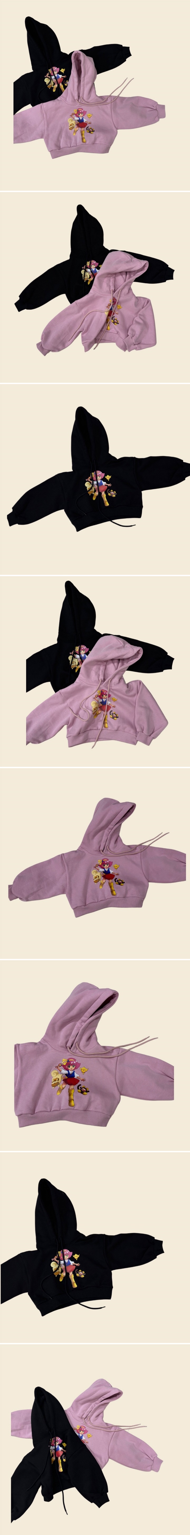 Bobo j - Korean Children Fashion - #stylishchildhood - Minky Hoodie - 2