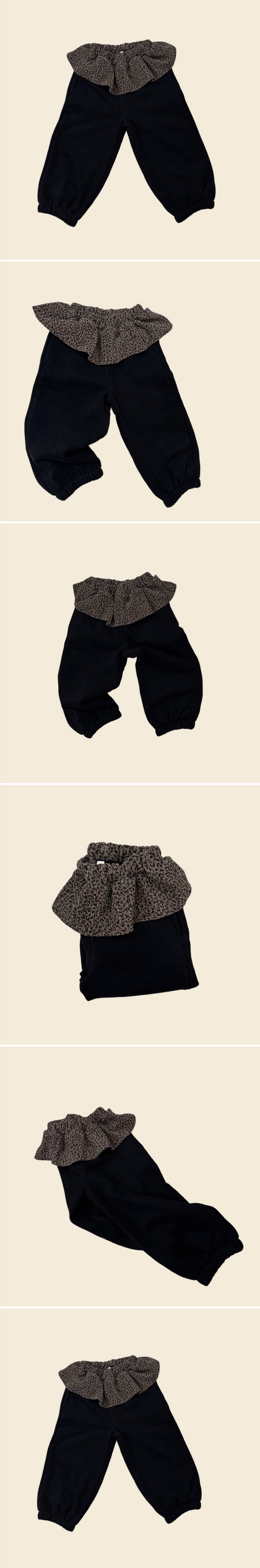 Bobo j - Korean Women Fashion - #restrostyle - Leopard Frill Pants (Adult) - 2