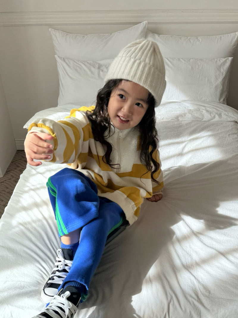 Bon Bon Butik - Korean Children Fashion - #childrensboutique - Winter Line Pants - 7