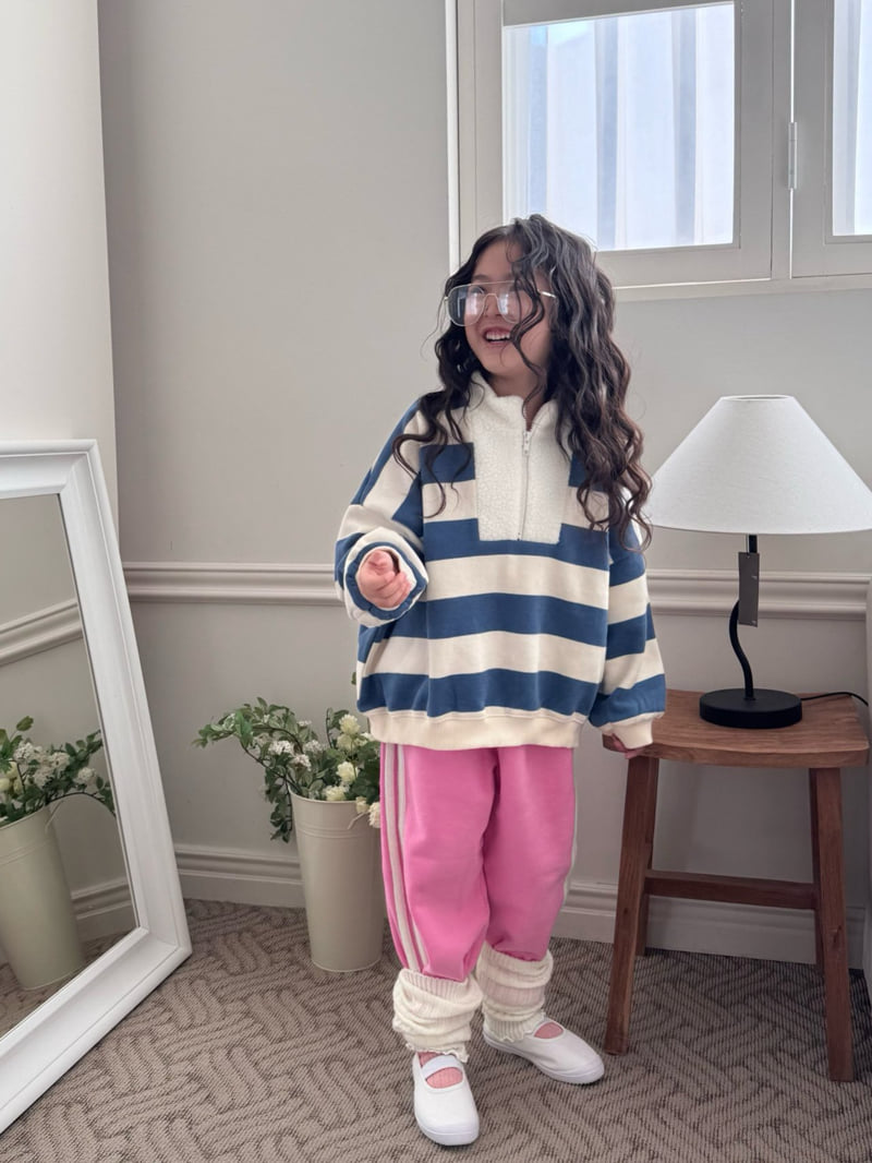 Bon Bon Butik - Korean Children Fashion - #designkidswear - Winter Line Pants - 8