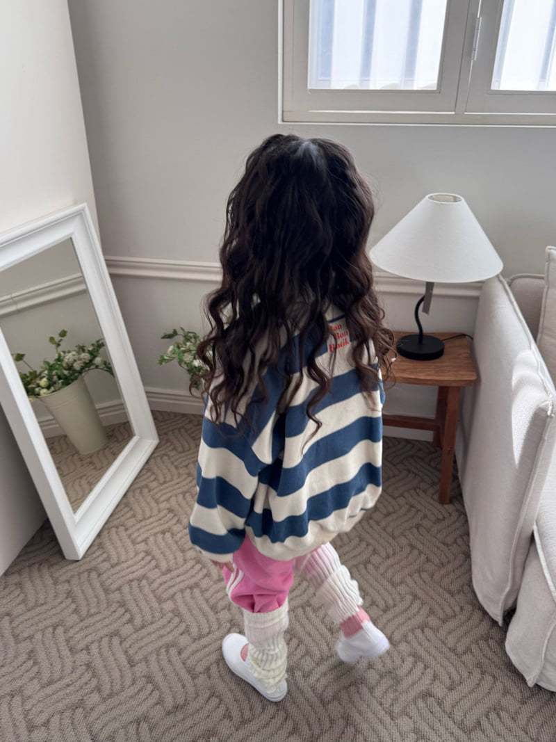 Bon Bon Butik - Korean Children Fashion - #fashionkids - Half Zip-Up Tee - 12