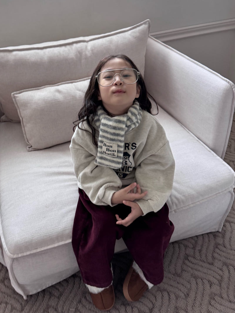 Bon Bon Butik - Korean Children Fashion - #fashionkids - Boucle Muffler - 11