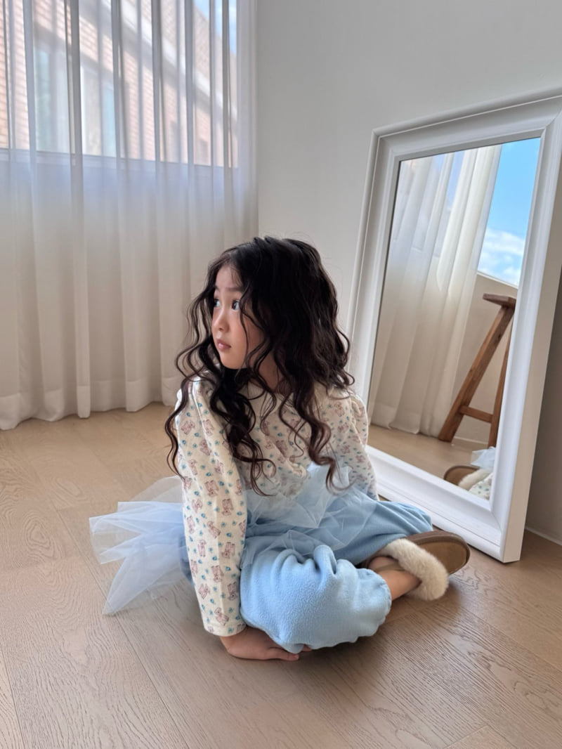 Bon Bon Butik - Korean Children Fashion - #fashionkids - Brushed Collar Tee - 8