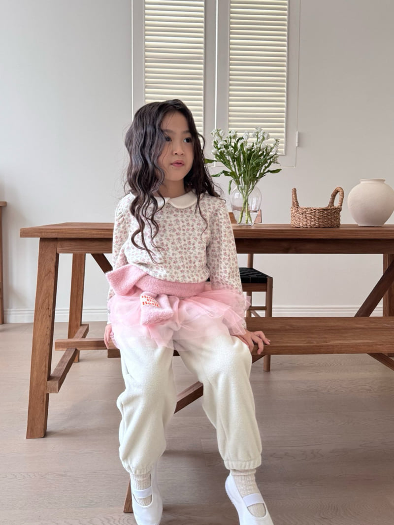 Bon Bon Butik - Korean Children Fashion - #kidsshorts - Brushed Collar Tee - 9