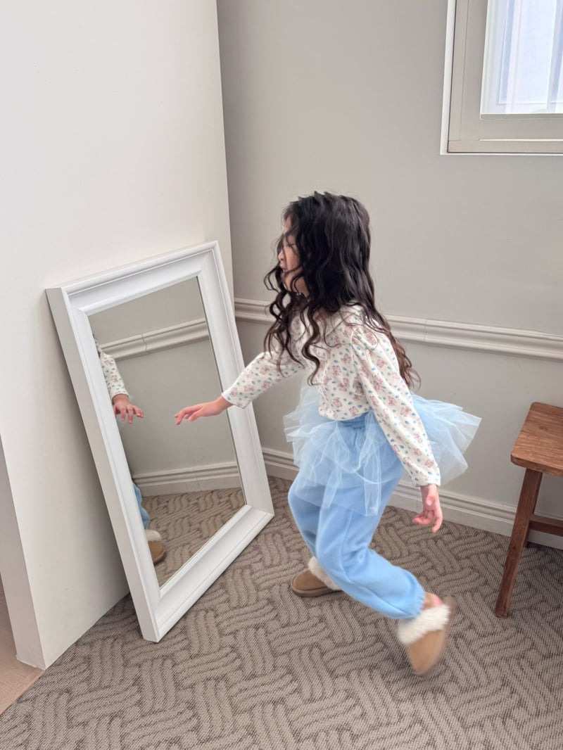 Bon Bon Butik - Korean Children Fashion - #kidsstore - Tulle Jogger Pants - 11