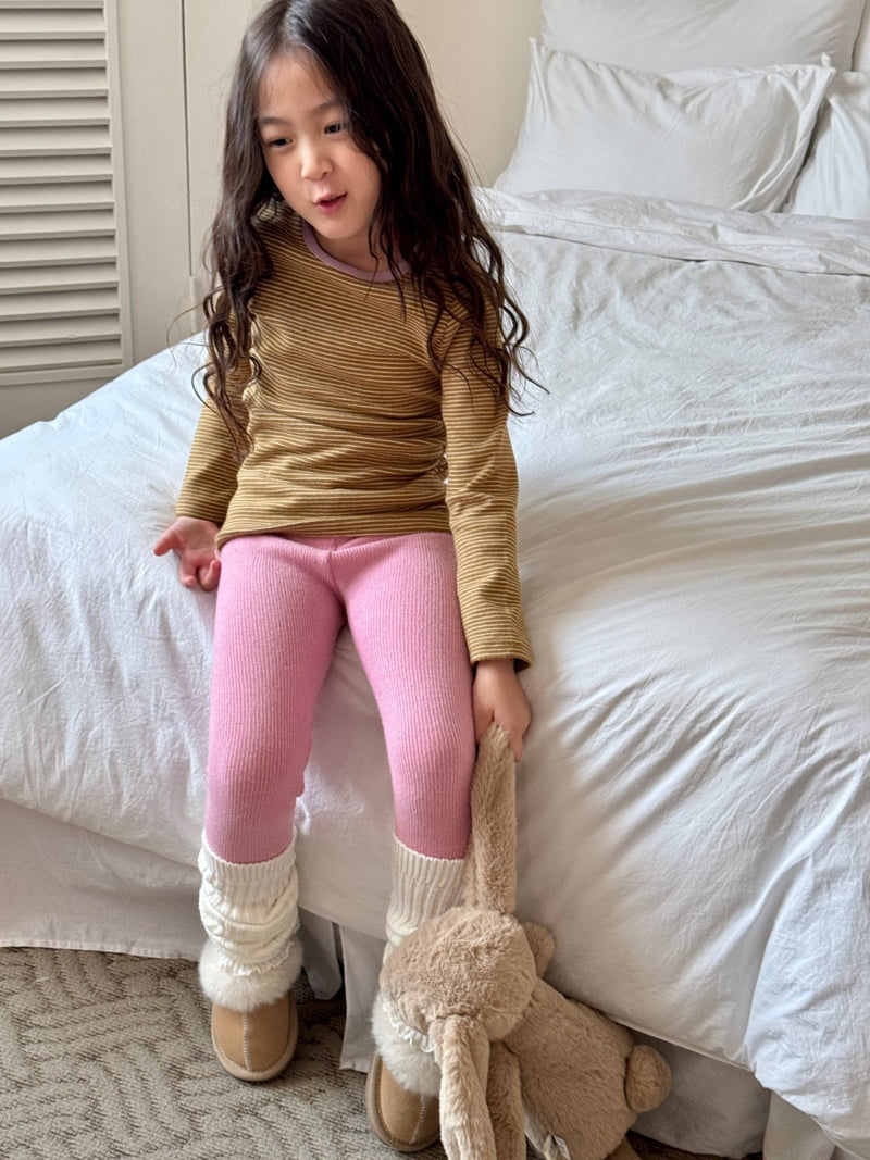 Bon Bon Butik - Korean Children Fashion - #minifashionista - Winter Ringer Tee - 5