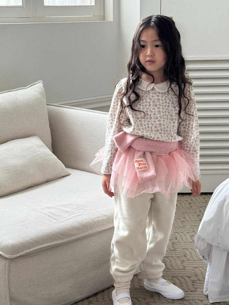Bon Bon Butik - Korean Children Fashion - #stylishchildhood - Brushed Collar Tee - 3