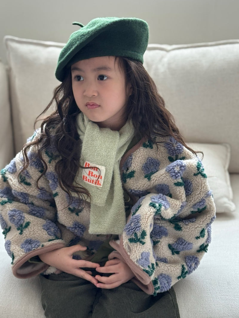 Bon Bon Butik - Korean Children Fashion - #toddlerclothing - Boucle Muffler - 5