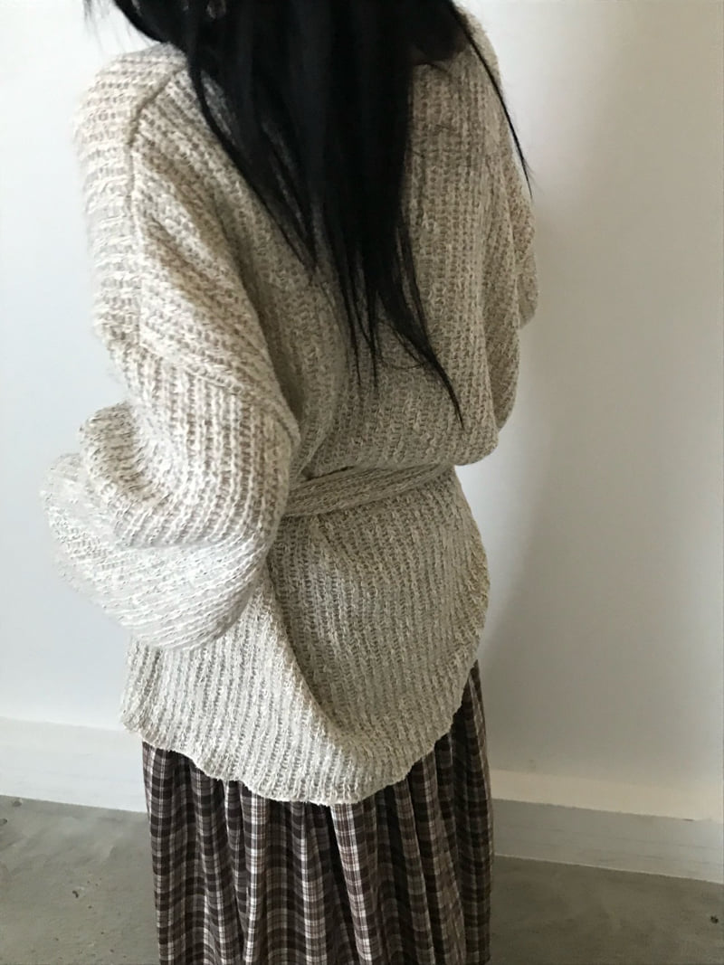 Buckle - Korean Women Fashion - #womensfashion - Wool Ribbed Slub Knit - 5