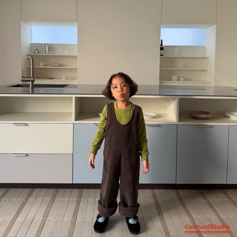 Cantucci Studio - Korean Children Fashion - #Kfashion4kids - Hunter Roll-Up Overalls - 9