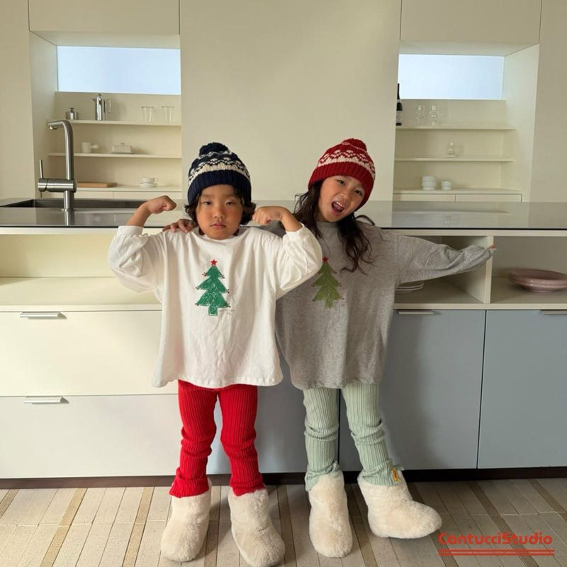 Cantucci Studio - Korean Children Fashion - #childrensboutique - Apple Leggings Pants - 8