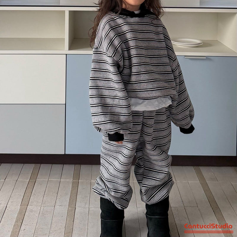 French Collar Sweatshirt by Cantucci Studio for Child - view 11