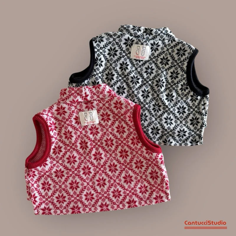 Cantucci Studio - Korean Children Fashion - #designkidswear - Snowflake Mock Neck Top - 3
