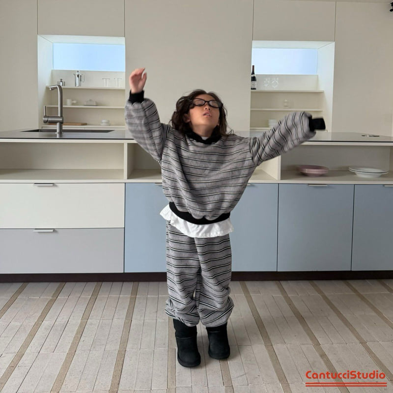 French Collar Sweatshirt by Cantucci Studio for Child - view 12