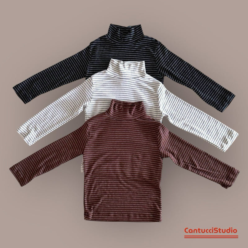 Cantucci Studio - Korean Children Fashion - #discoveringself - Bare Turtleneck Tee - 3