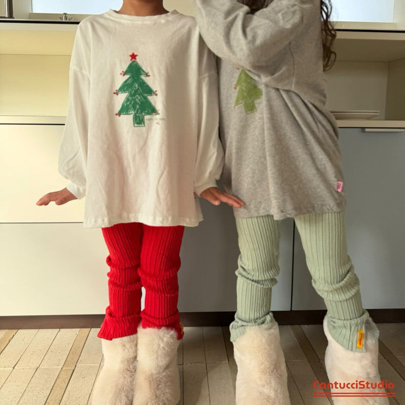 Cantucci Studio - Korean Children Fashion - #fashionkids - Apple Leggings Pants - 11