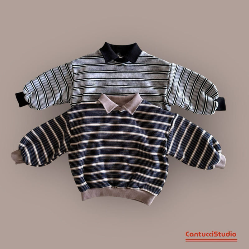 French Collar Sweatshirt by Cantucci Studio for Child - view 1