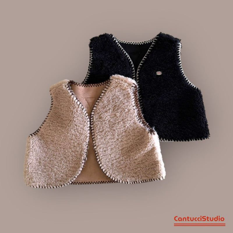 Cantucci Studio - Korean Children Fashion - #littlefashionista - Bokgili Mustang Vest