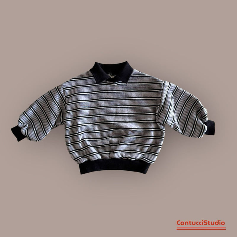 French Collar Sweatshirt by Cantucci Studio for Child - view 4