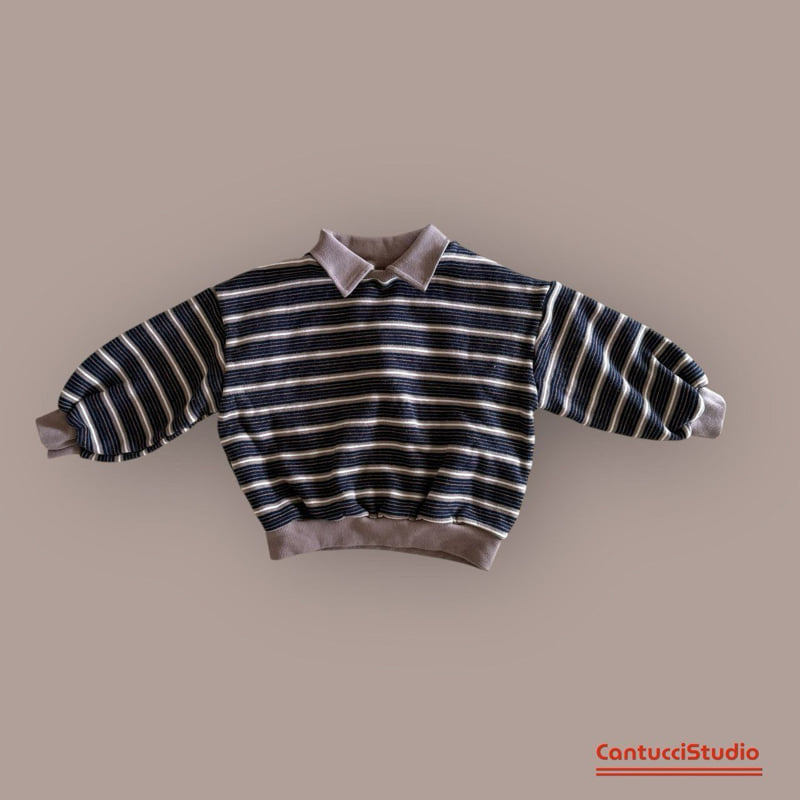 French Collar Sweatshirt by Cantucci Studio for Child - view 5