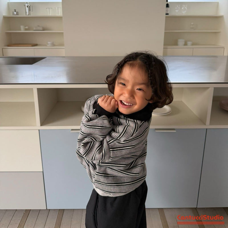 French Collar Sweatshirt by Cantucci Studio for Child - view 6