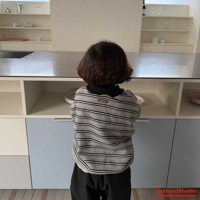 French Collar Sweatshirt by Cantucci Studio for Child - view 7