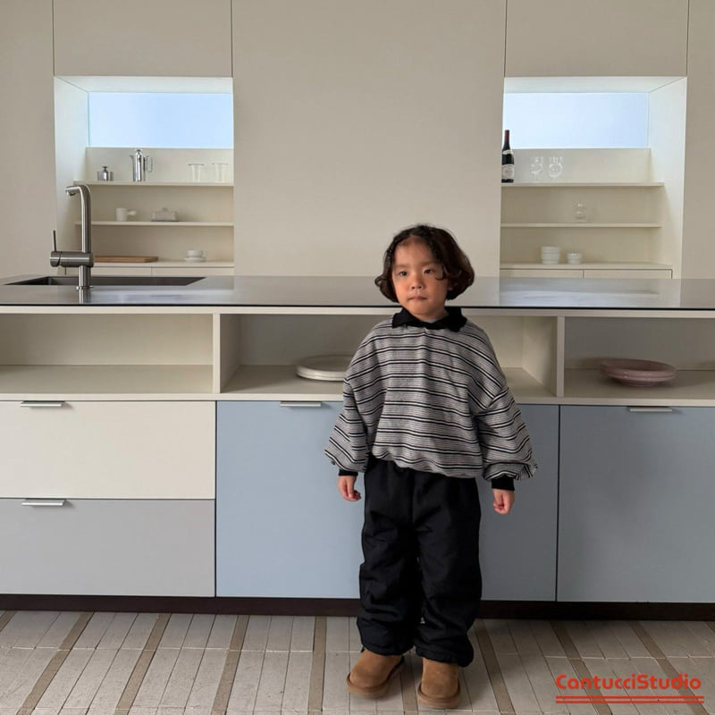 French Collar Sweatshirt by Cantucci Studio for Child - view 8