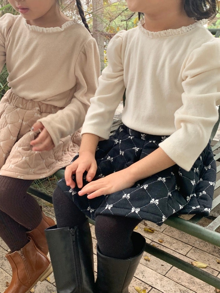 Color - Korean Children Fashion - #Kfashion4kids - Quilted Skirted Pants - 8