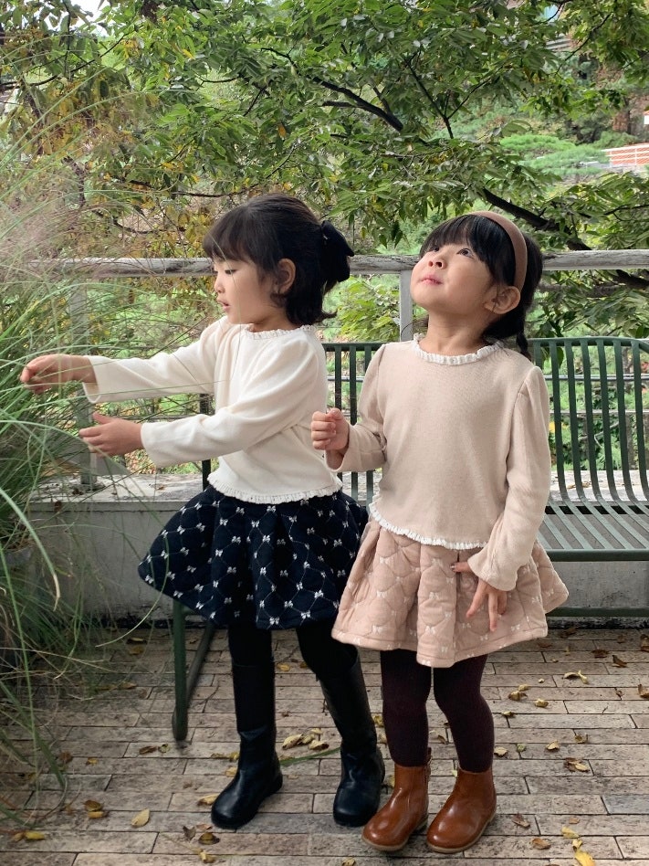 Color - Korean Children Fashion - #discoveringself - Quilted Skirted Pants - 3