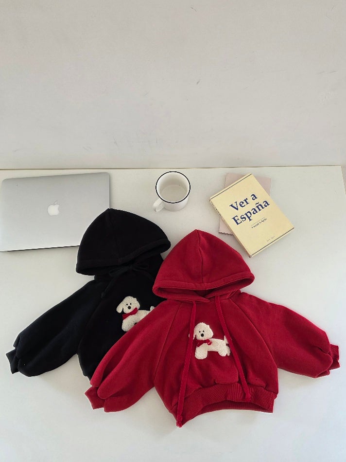 Color - Korean Children Fashion - #fashionkids - Dog Hoodie