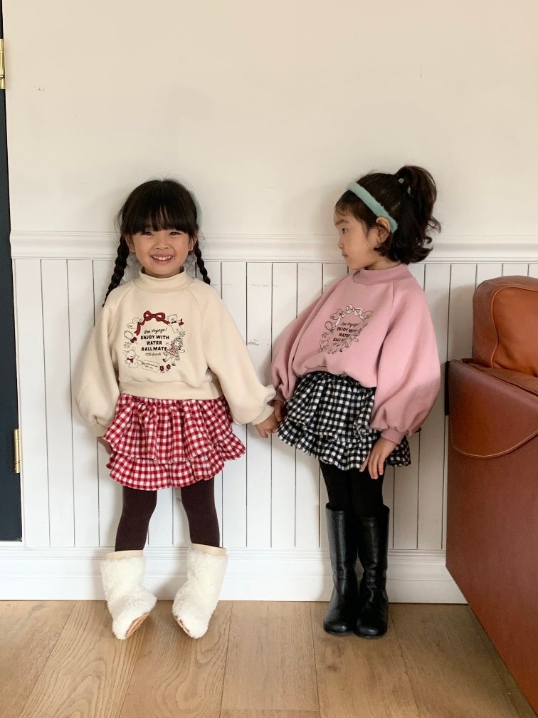 Color - Korean Children Fashion - #kidsshorts - Doll Sweatshirt - 7
