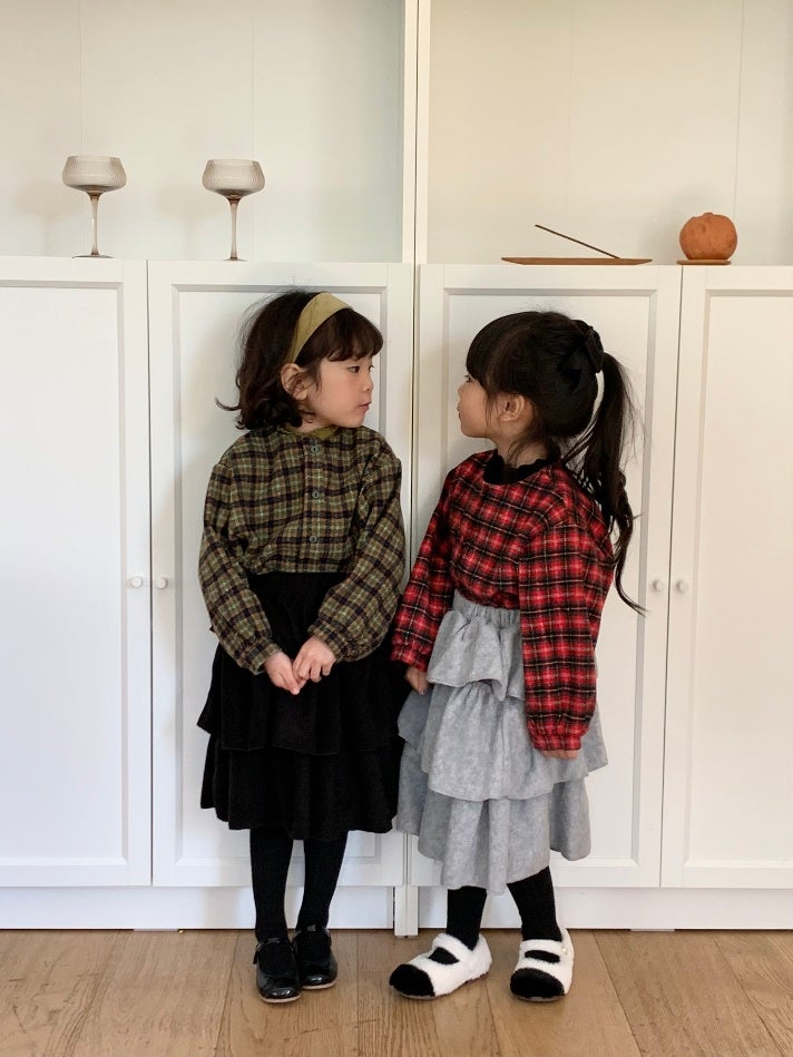 Color - Korean Children Fashion - #kidsshorts - Peach Blouse - 5