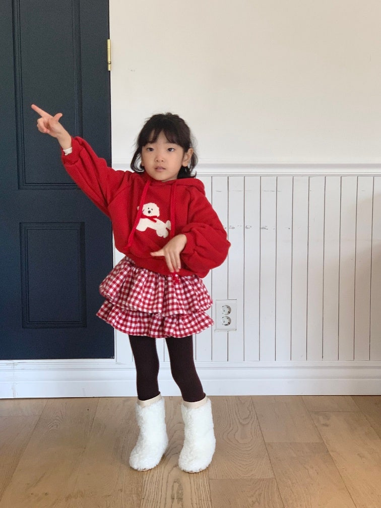 Color - Korean Children Fashion - #kidsshorts - Dog Hoodie - 2