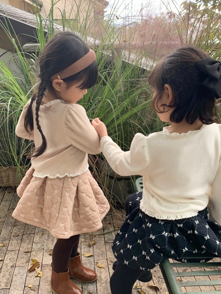 Color - Korean Children Fashion - #kidzfashiontrend - Quilted Skirted Pants - 7