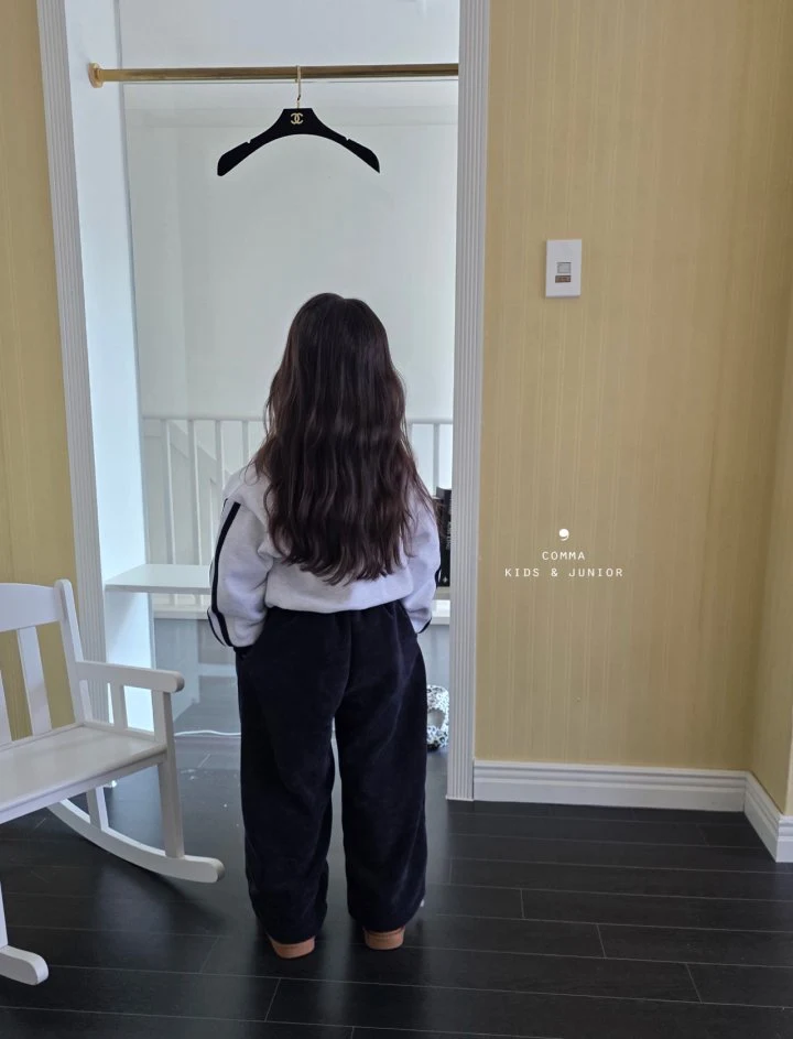 Comma - Korean Children Fashion - #Kfashion4kids - Ribbed Wide Pants (Junior) - 12